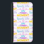 Capa Carteira Para Samsung Galaxy S5 Momento Atual, Espete A Vida<br><div class="desc">Além das Formas: Hoje Momento,  Estipule a Vida,  mensagens positivas com pessoas alegres,  flocos de neve,  e a essência da vida com amor e abraçando o presente com um futuro movido pelo amor e pela positividade.</div>