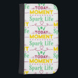 Capa Carteira Para Samsung Galaxy S4 Momento Atual, Espete A Vida<br><div class="desc">Além das Formas: Hoje Momento,  Estipule a Vida,  mensagens positivas com pessoas alegres,  flocos de neve,  e a essência da vida com amor e abraçando o presente com um futuro movido pelo amor e pela positividade.</div>