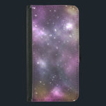 Capa Carteira Para Samsung Galaxy S5 Nebulosa Legal Colorida e Estrelas no Espaço<br><div class="desc">Uma imagem etérea luminosa contendo muitos aglomerados de estrelas brilhantes e nebulosas brilhantes, encontrados longe do espaço profundo. Cor brilhante vívida, cor rosa brilhante, lavanda macia, roxo real, com algumas matizes de cobre e ouro também. Esta bela e impressionante imagem de uma galáxia apelaria aos sopros, geeks e aqueles que...</div>
