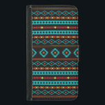 Capa Carteira Para Samsung Galaxy S5 Padrão Aztec Teal Reds Amarelo Preto Misturado Mot<br><div class="desc">Aztec influenciou e estilizou o padrão misto de motivos em preto,  vermelho,  vermelho escuro e amarelo.</div>