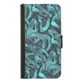 Capa Carteira Para Samsung Galaxy S5 pensamento profundo - preto e branco: