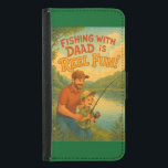 Capa Carteira Para Samsung Galaxy S5 Pescar com Pai é Diversão de Reel!<br><div class="desc">Celebrar a alegria de juntar e aventura com esta design de um pai e filho, encantadora e de um conto de fadas, pescando por um lago sereno. Cercado por natureza mágica e vibrações divertidas, esta trabalho de arte é perfeita para famílias, amantes da pesca, e qualquer um que acredite que...</div>