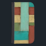 Capa Carteira Para Samsung Galaxy S4 Pintura Costeira Contempoary Multicolor<br><div class="desc">Aqua, verde, vermelho e amarelo se encontram em uma explosão de cor que lembra um padrão no baralho de praia. Prender esta pintura costeira contemporânea na sua parede pode levá-lo a tirar as férias que você tem tirado! Faz um presente de excelente para qualquer um que precise de uma fuga...</div>
