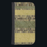 Capa Carteira Para Samsung Galaxy S4 Pintura de painel multipadrão<br><div class="desc">Uma pintura de painel multipadrão,  criada por Jennifer Goldberger. Verde escuro,  marrom,  bronzeado,  branco e amarelo são borrifados liberalmente ao longo desse trabalho incrível. Certifique-se de receber sua cópia agora!</div>