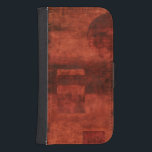Capa Carteira Para Samsung Galaxy S4 Pintura em Crimões Profundos com Formas Geométrica<br><div class="desc">Se você ama vermelho então esta é a impressão para você. As formas geométricas preenchem o plano de fundo. Põe as mãos nesta maravilhosa impressão hoje!</div>