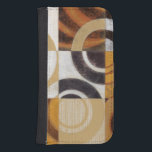 Capa Carteira Para Samsung Galaxy S4 Pintura moderna com Padrões circulares<br><div class="desc">Pintado por Norman Wyatt Jr.,  esta pintura moderna apresenta padrões circulares multicoloridos em nove quadrados. Bom para uma parede que precisa de arte,  assim como alguém que quer praticar a sua arte de atirar!</div>