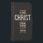 Capa Carteira Para Samsung Galaxy S4 Posso Fazer Tudo Pela Bíblia Cristo Versa<br><div class="desc">"Posso fazer tudo através de um cristo que me fortalece",  Philippians 4:13. Bíblia verso.</div>