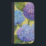 Capa Carteira Para Samsung Galaxy S4 Primavera Hydrangeas I<br><div class="desc">Floral</div>