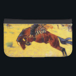 Capa Carteira Para Samsung Galaxy S4 Remington Old West Horse and Cowboy<br><div class="desc">Mala de Wallet da Samsung Galaxy apresentando a pintura a óleo de Frederic Remington,  Cold Morning on the Range (1904). Um vaqueiro anda a cavalo marrom e ambunicioso. Um presente de excelente para amantes de cavalos e para o Velho Oeste.</div>