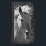 Capa Carteira Para Samsung Galaxy S4 Retrato Cavalo V<br><div class="desc">Animais</div>