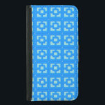 Capa Carteira Para Samsung Galaxy S5 Retro Jet Set Blue Trellis Wallet Case<br><div class="desc">Adicione um pedaço de Primaveras de Palma modernas do século médio a qualquer lugar que você vá com este Retro Jet Set Blue Trellis com padrão. wallet foi inspirado por blocos de brisa de concreto antigos. A tomada desconstruída da arquitetura dos anos 50 dará uma sensação instantânea de designer à...</div>