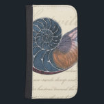 Capa Carteira Para Samsung Galaxy S4 Romantic Seashell<br><div class="desc">Você mora longe da praia? Sem problemas! Pegue esta pintura romântica de concha para que você possa se imaginar sentado em uma praia pacífica em um dia ensolarado quente. Esta arte romanceia o mar e as pequenas ondas que o deixarão ansiando por uma visita à praia. Coloque este painel de...</div>