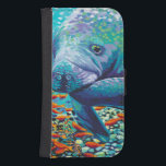 Capa Carteira Para Samsung Galaxy S4 Sea Sweetheart II<br><div class="desc">Vida marinha</div>