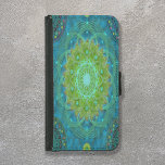 Capa Carteira Para Samsung Galaxy S5 Shambala Tantric Nymphaea mandala art<br><div class="desc">Integre arte e funcionalidade ao nosso caso de wallet "Shambala Tantric Nymphaea Mandala Art" da Samsung Galaxy S5. Esta peça moderna combina técnicas Tantric e Lotus mandala com arte geométrica, evocando os elementos da Terra e do ar em tons verdes e turquesas. A missão por trás desta design é sensibilizar...</div>