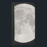 Capa Carteira Para Samsung Galaxy S5 Superlua no céu negro<br><div class="desc">Grande lua de cinza clara no céu preto</div>