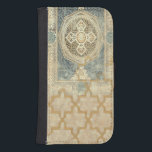 Capa Carteira Para Samsung Galaxy S4 Tapeçaria Ornamental com Ornamentado Geométrico<br><div class="desc">Esse design geométrico ornamentado,  embora não tão envolvido quanto os de Pitágoras,  é,  no entanto,  cativante nessa tapeçaria ornamental. O motivo tem a sensação de antiguidade,  e pode fazer um presente de excelente para quem aprecia a visão do trabalho de azulejo ornamentado.</div>