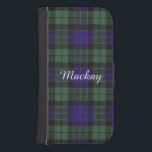 Capa Carteira Para Samsung Galaxy S4 Tartan do Scottish da xadrez do clã de Mackay<br><div class="desc">Um design bonito baseado no tartan escocês real</div>