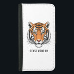 Capa Carteira Para Samsung Galaxy S5 Texto "Beast Mode ON" Negrito com o Tiger ou a Fac<br><div class="desc">Uma ilustração poderosa e feroz do vetor que apresenta um texto ousado "BEAST MODE ON" em todos os bonés, emparelhado com um tigre ou um rosto de lobo. Projetado em tipografia moderna e limpa, sem fundo (estilo PNG transparente), perfeito para posters motivacionais, camisetas de ginástica, impressões digitais ou marcas. Ideal...</div>
