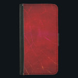 Capa Carteira Para Samsung Galaxy S5 Textura de Abstrato vermelho de sangue com manchas<br><div class="desc">Um fundo vermelho de sangue com textura malhada. Arranhões e marcas cor-de-rosa e laranja cobrir a parede deste design abstrato.</div>