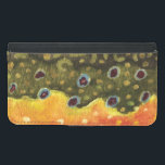 Capa Carteira Para Samsung Galaxy S5 Trout Pescador<br><div class="desc">Onde você pode encontrar uma capa de telefone de célula para um fã da pesca de trutas, pesca de moscas ou ictiologia? Bem aqui na loja Trout Whiskers! A arte para este caso é tirada de uma pintura de aquarela original do lindo Brook Trout, salvelinus fontinalis, pintada pelo Sr. Trout...</div>
