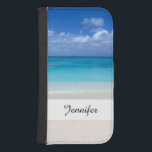 Capa Carteira Para Samsung Galaxy S4 Turcos da praia | do Leeward e foto de Caicos<br><div class="desc">Perto da praia mundialmente famosa da baía da benevolência. Um Sandy Beach bonito. A foto da praia do Leeward - turcos e Caicos Providenciales - fotografia pela licença do © das imagens de Elke Clarke como é ou adiciona seus próprios texto, nome, monograma ou gráficos para personalizar e fazer seu...</div>