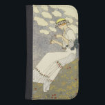 Capa Carteira Para Samsung Galaxy S4 Un Peu…, design para um vestido do país por<br><div class="desc">Imagem: 193216 Un Peu…,  design para um vestido do país por Paquin,  1913 (litho da cor). Barbier,  Georges (1882-1932). Colecção privada,  a coleção de Stapleton.  Arte,  belas artes.</div>