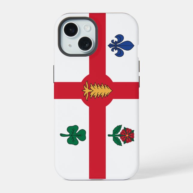Capa Case-Mate Apple iPhone 15 com a bandeira de M (Verso)