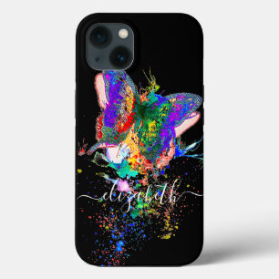 Capa Case-Mate de iPhone com respingos de borbolet