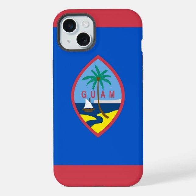 Capa Case-Mate para iPhone 15 Plus, bandeira de Gu (Verso)