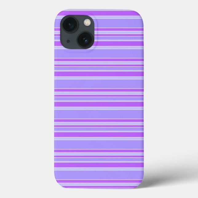Capa Case-Mate para iPhone com listras violeta (Verso)