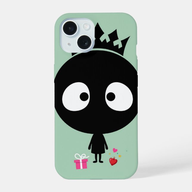 Capa Crown Valentine para iPhone 15 (Verso)