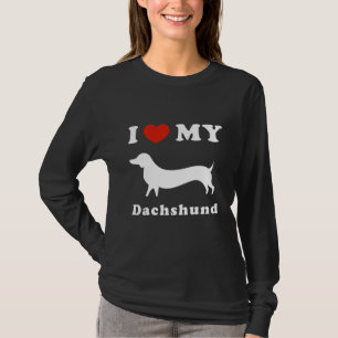 Capa da camisa das mulheres do Dachshund