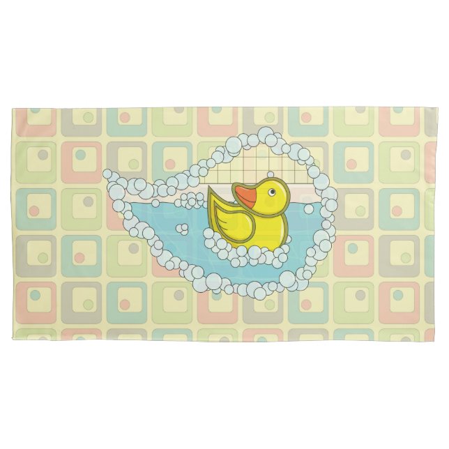 Capa de Almofada Chaucer o Pato de Borracha (Frente)