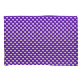 Capa de Almofada com Bolinhas, Coração Roxo