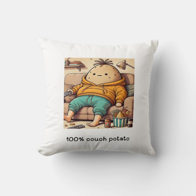 Capa de almofada Couch Potato (Frente)