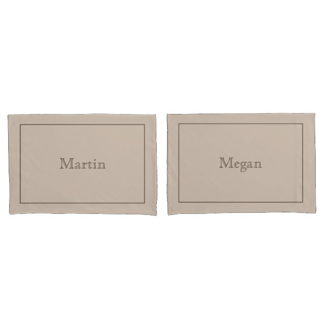 Capa de almofada personalizada (Frente - conjunto)