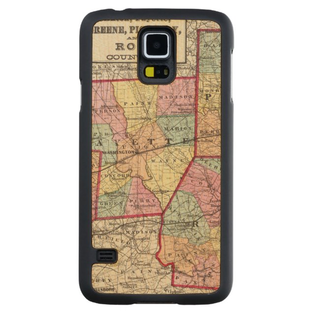 Capa De Bordo Para Galaxy S5 Ross condados (Verso)