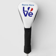 Capa de Cabeça de Golfe Personalizada French Blue