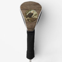 Capa de Cabeça de Taco de Golfe de Madeira Escura