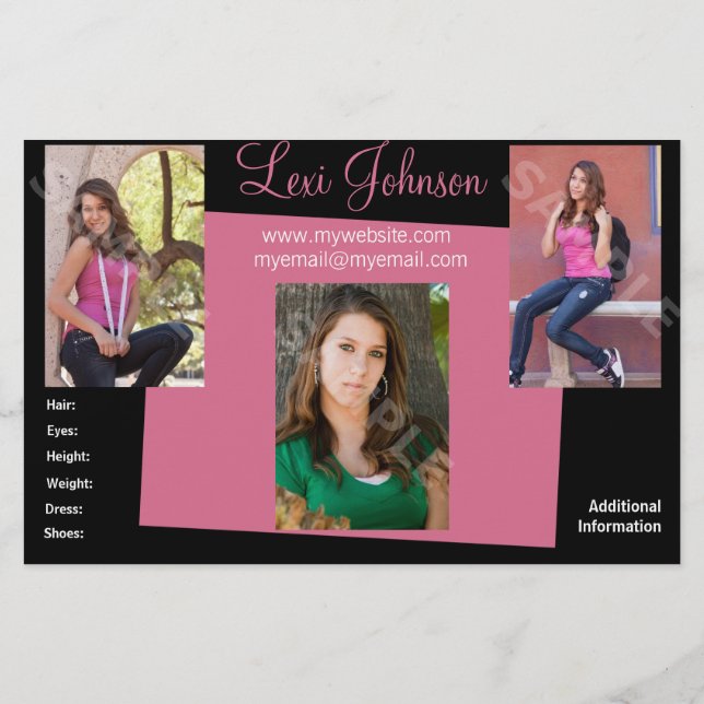 Capa de Cabeçalho de Cartões Comp Modelo Zed (Verso)