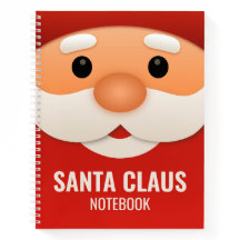 Capa de Caderno de Natal do Papai Noel