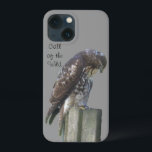 Capa de Celular - Chamado da Selva<br><div class="desc">Falcão-peregrino sentado em uma cerca. O texto "Chamado da Selva" está no canto superior esquerdo.</div>