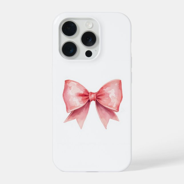 “Capa de Celular com Laço Rosa Fofo 🎀 | Estilo co (Verso)