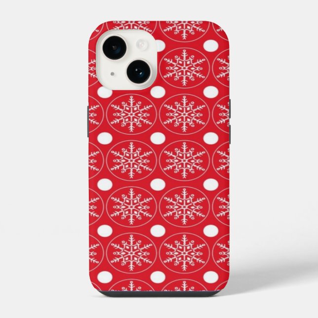 Capa de Celular Flocos de Neve (Verso)