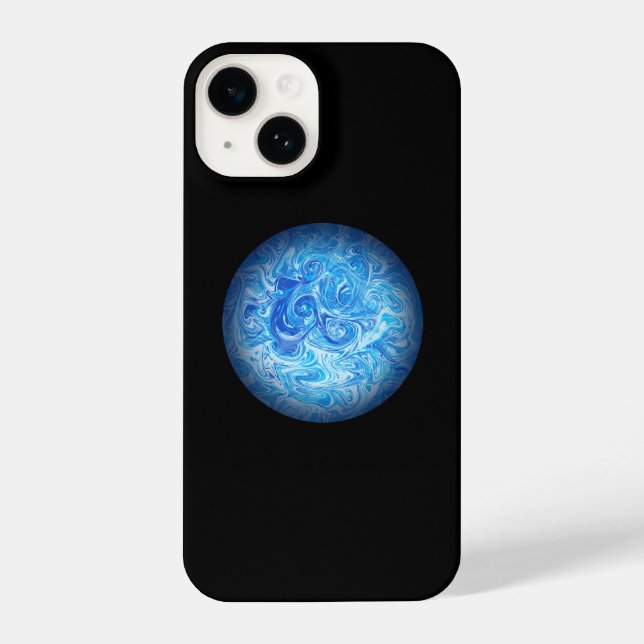 Capa de Celular Fluid Art Calm Tide (Verso)