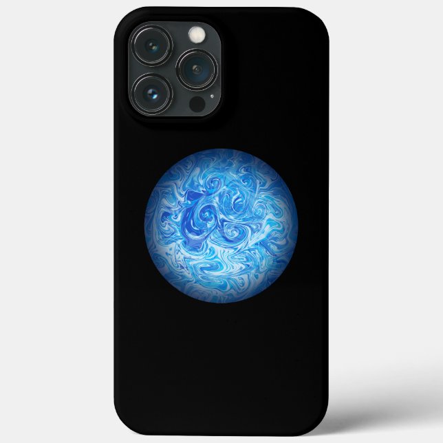 Capa de Celular Fluid Art Calm Tide iPhone 13 Pro  (Verso)