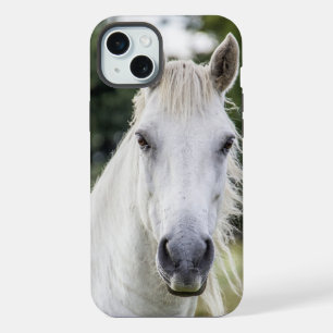 Capa de Celular Rosto de Cavalo Branco