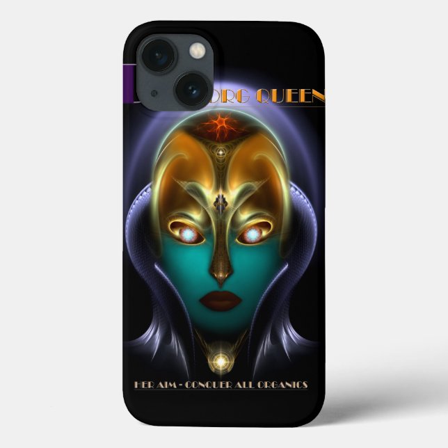 Capa de iPad Daria Cyborg Queen (Verso)