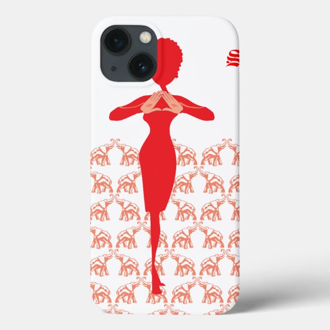 Capa de ipad de Elefante Vermelho (Verso)