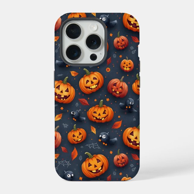 Capa de iPhone15 Pro Max com tema de Halloween (Verso)